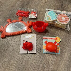 Kid's Crab Bath Set 6 Pieces